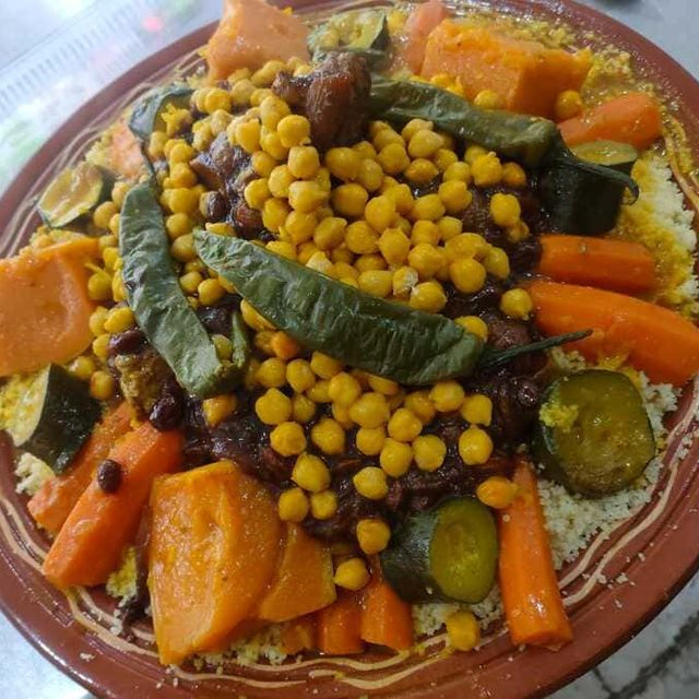 Restaurante Marrakech platos de comida